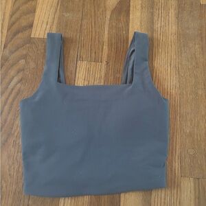 Abercrombie & Fitch Gray Crop Top